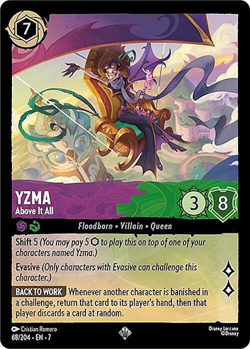 Yzma - Above It All Card Front