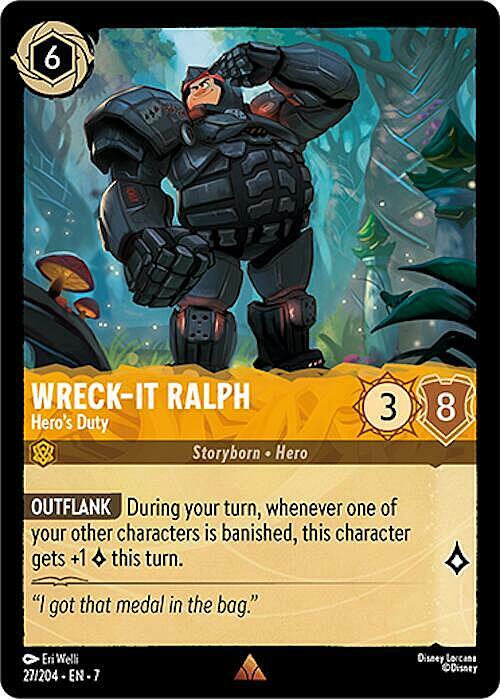 Wreck It Ralph - Hero's Duty Card Front