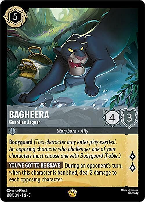 Bagheera - Guardian Jaguar Card Front