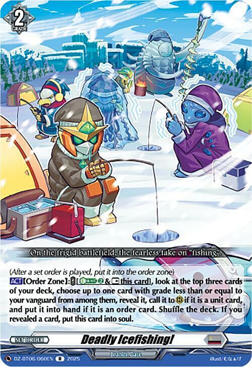 Deadly Icefishing! Card Front