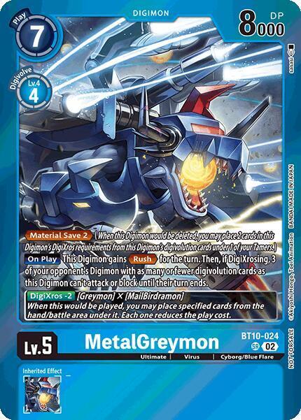 MetalGreymon Card Front