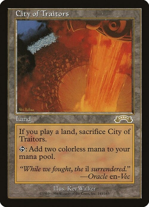 City of Traitors Card Front