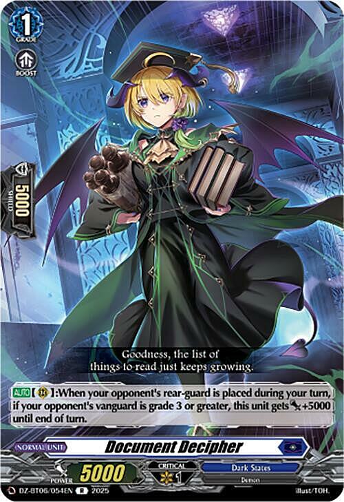 Document Decipher Card Front