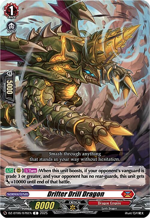 Drifter Drill Dragon Card Front
