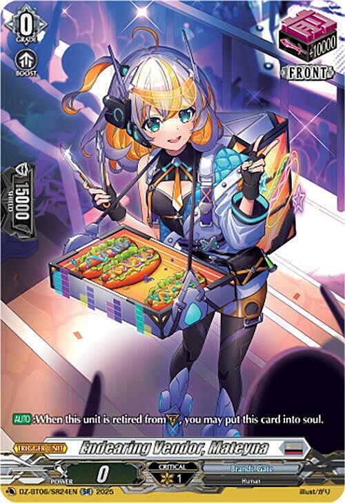 Endearing Vendor, Mateyna Card Front