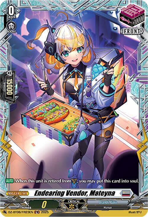 Endearing Vendor, Mateyna Card Front