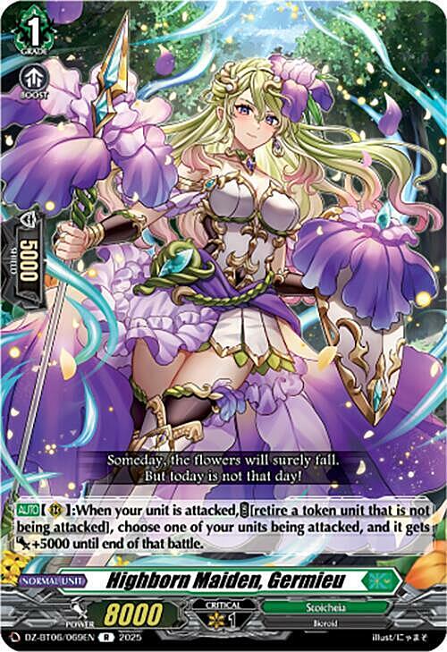 Highborn Maiden, Germieu Card Front