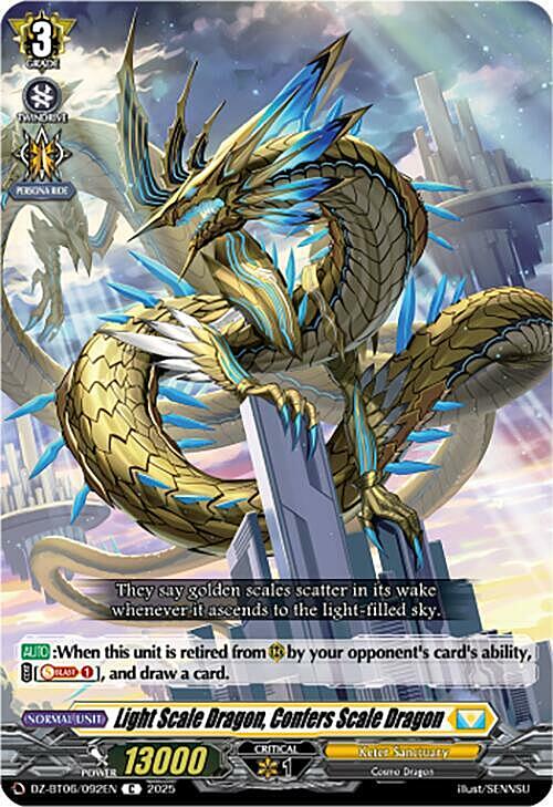 Light Scale Dragon, Confers Scale Dragon Card Front