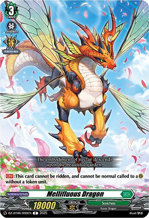 Mellifluous Dragon Card Front