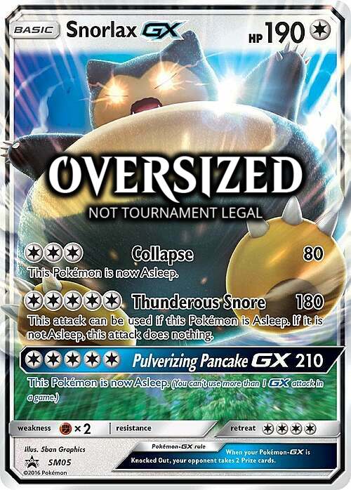 Snorlax GX Card Front