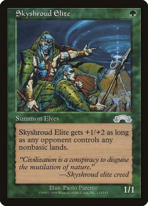 Skyshroud Elite Card Front