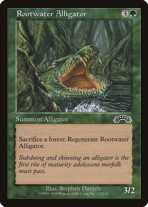 Rootwater Alligator Card Front