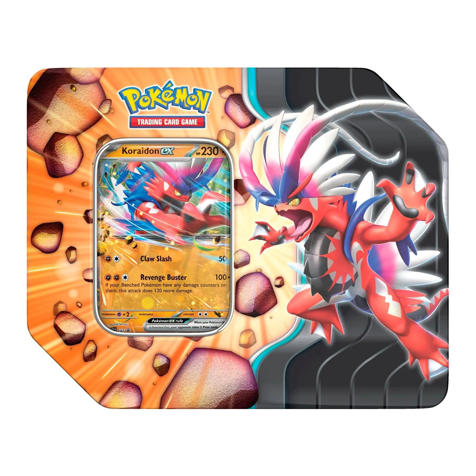 Slashing Legends Tins: Koraidon ex Tin