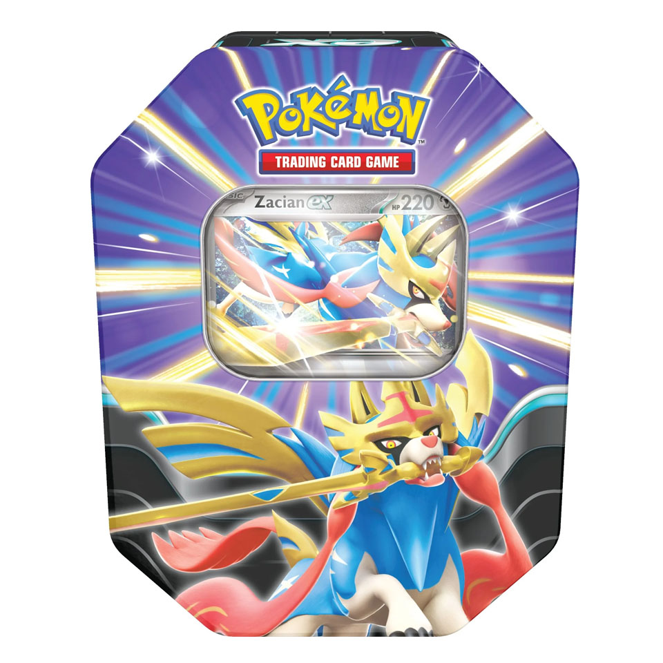 Slashing Legends Tins: Zacian ex Tin