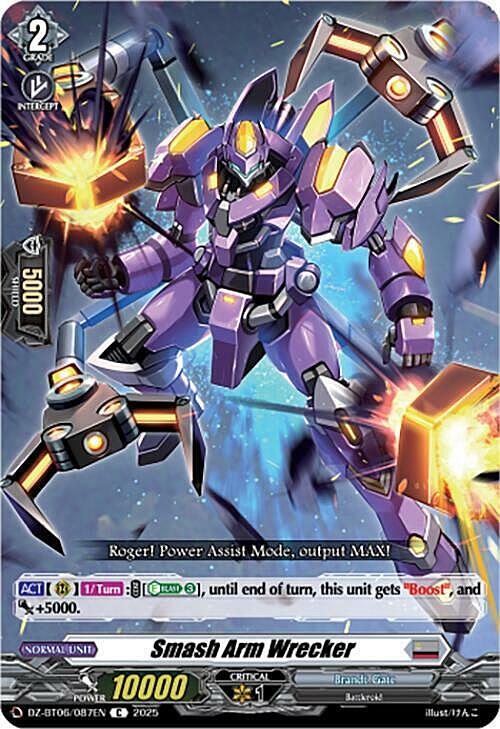 Smash Arm Wrecker Card Front