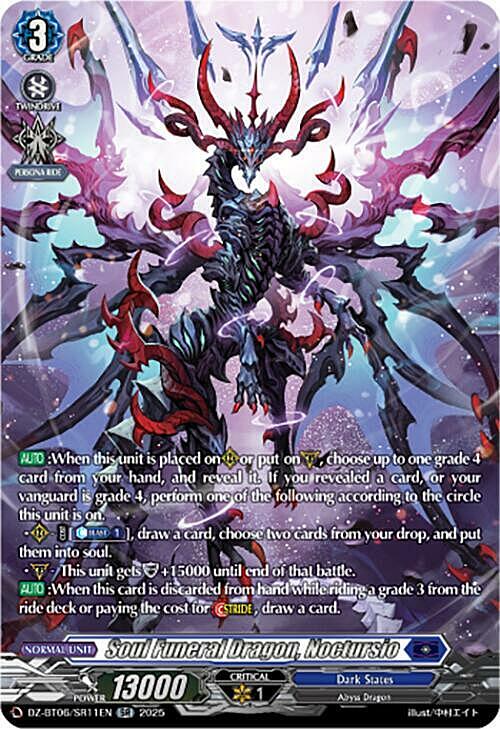 Soul Funeral Dragon, Noctursio Card Front