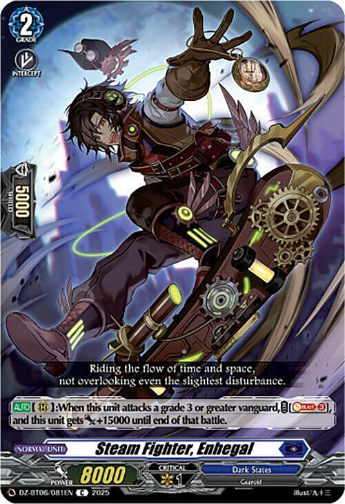 Steam Fighter, Enhegal Card Front