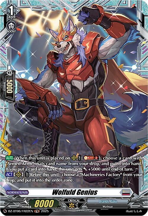 Wolfuld Genius Card Front
