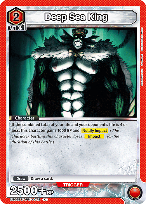 Deep Sea King Card Front