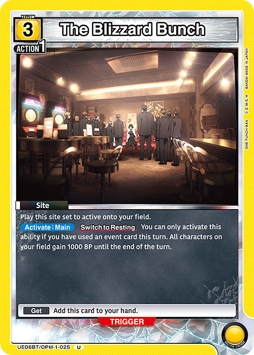 The Blizzard Bunch Card Front