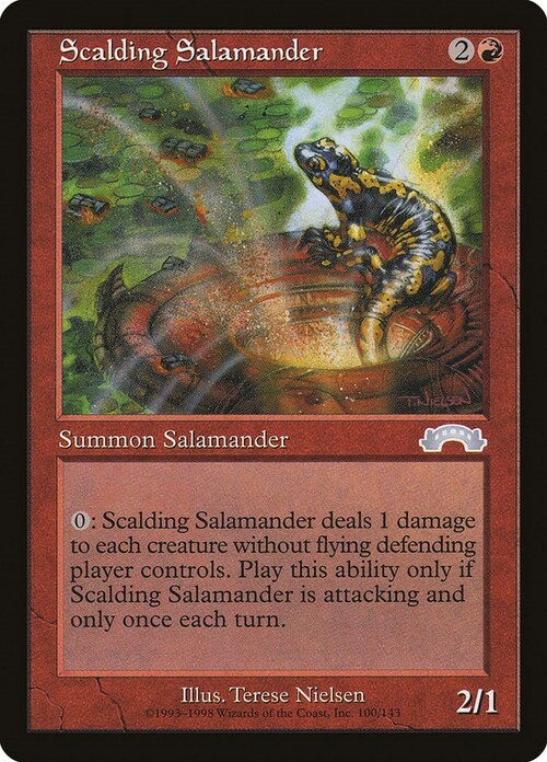 Scalding Salamander Card Front