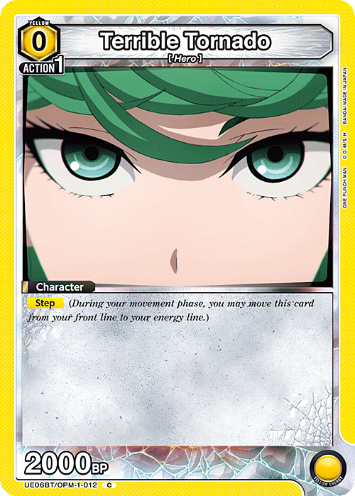 Terrible Tornado Card Front