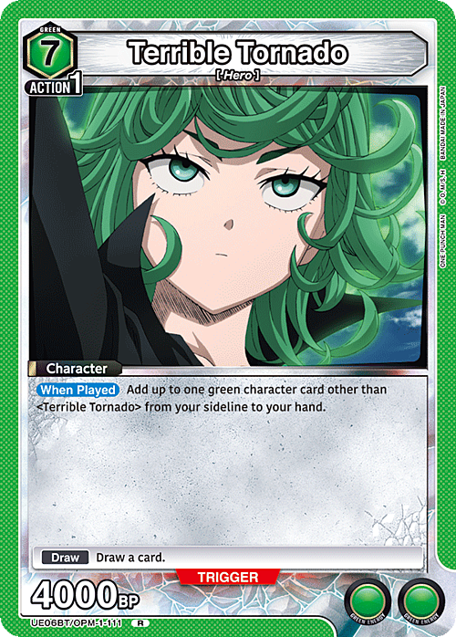 Terrible Tornado Card Front