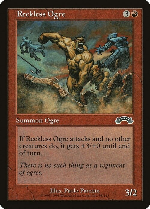 Ogre Incosciente Card Front