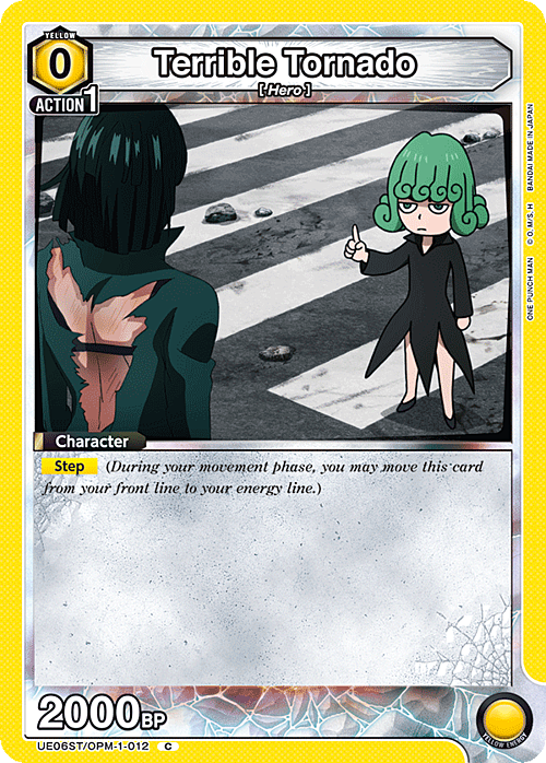 Terrible Tornado Card Front