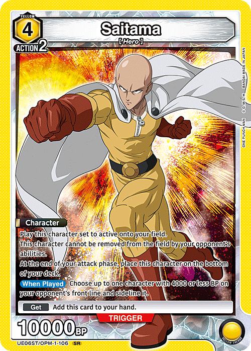 Saitama Card Front