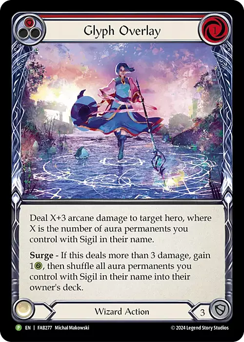 Glyph Overlay - Red Card Front