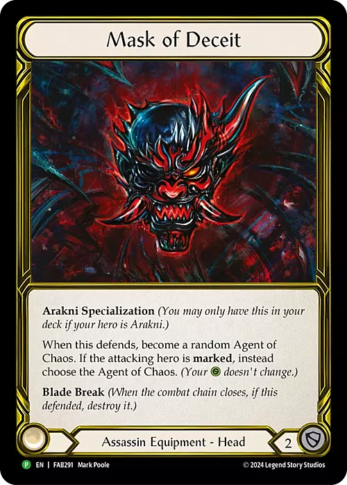 Mask of Deceit Card Front