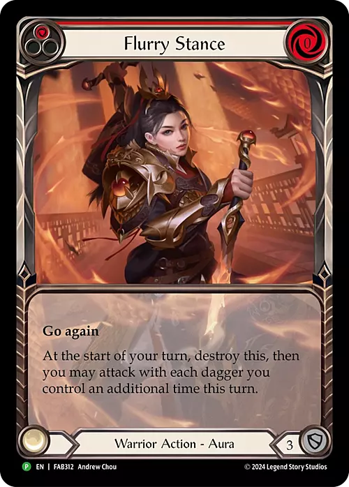 Flurry Stance Card Front