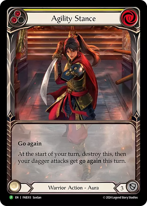 Agility Stance Card Front