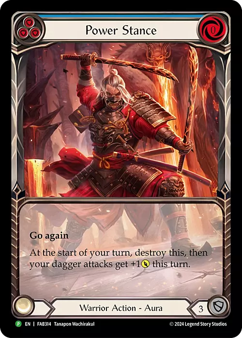Power Stance Card Front