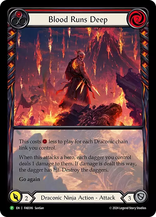 Blood Runs Deep Card Front