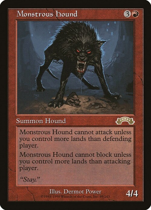 Monstrous Hound Card Front