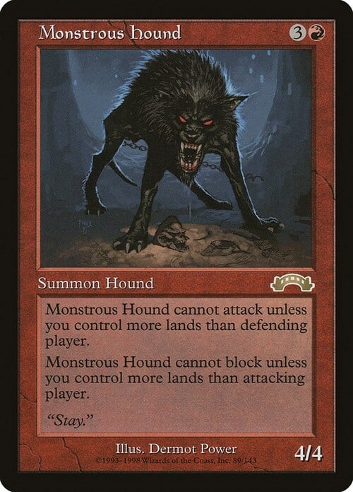 Monstrous Hound Card Front