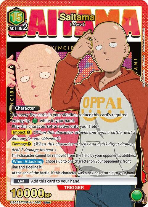 Saitama Card Front