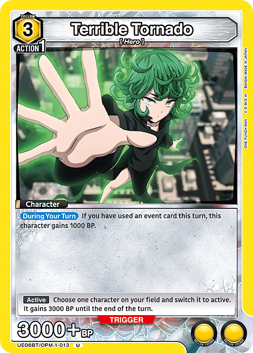 Terrible Tornado Card Front