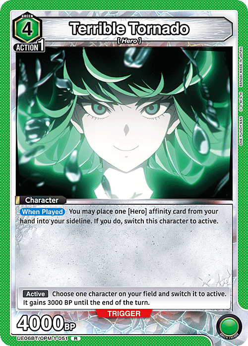 Terrible Tornado Card Front