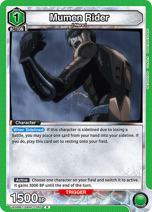 Mumen Rider Card Front