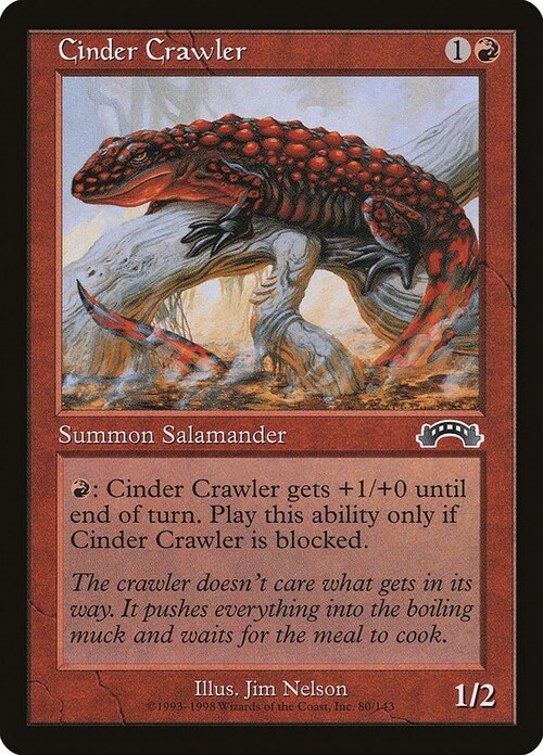 Salamandra della Cenere Card Front