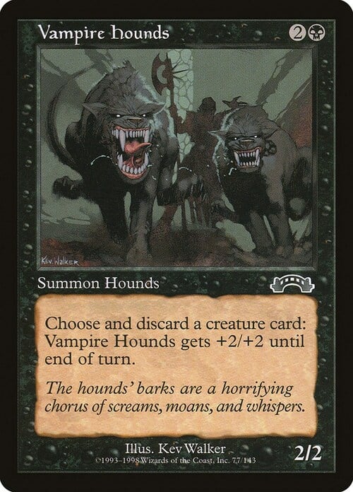 Segugi Vampiri Card Front