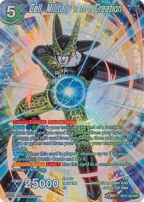 Cell, Military Terror Creation Card Front