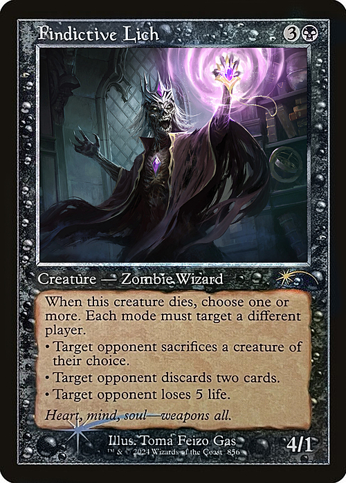 Vindictive Lich Card Front