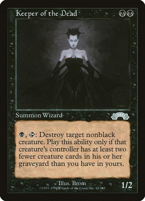 Keeper of the Dead Card Front
