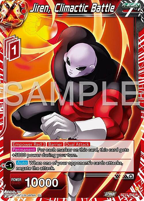 Jiren, Climactic Battle Card Front