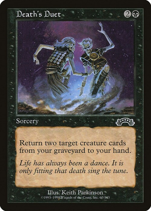 Death's Duet Card Front