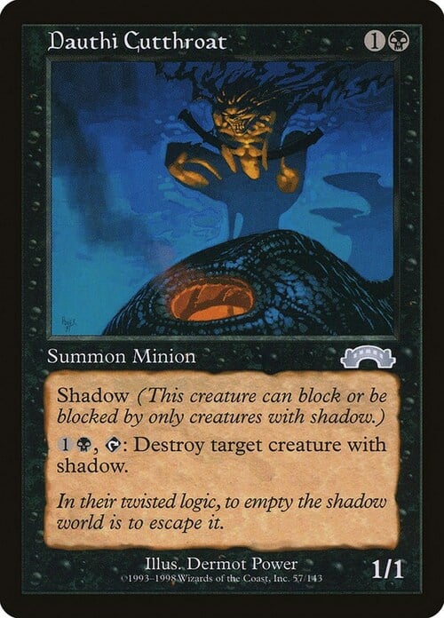 Dauthi Cutthroat Card Front